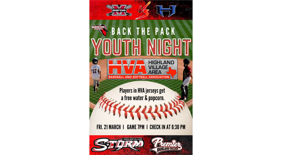Marcus Baseball HVABSA Youth Night