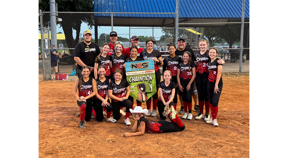12U Lady Storm Takes 1st in NCS in DeSoto!