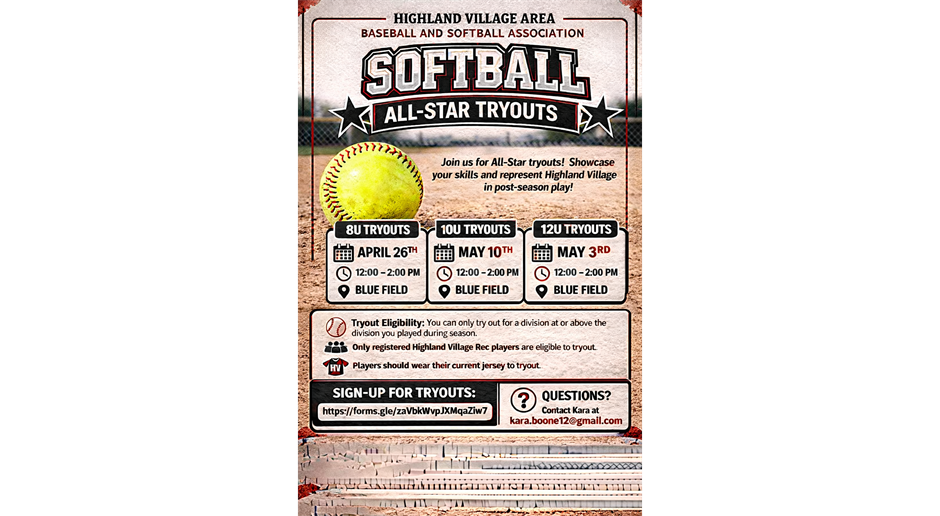 All-Star Softball Tryouts